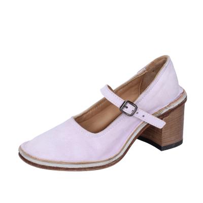 scarpe donna MOMA decollete lilla camoscio BK303