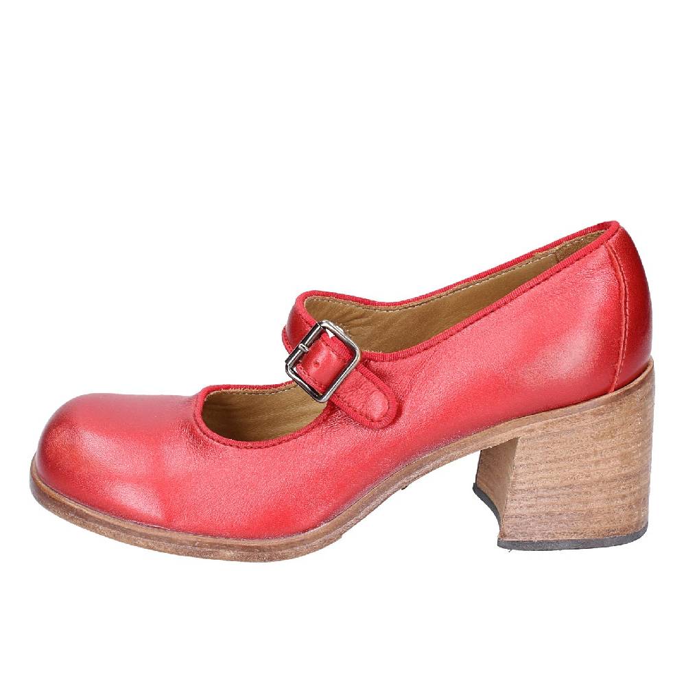 Scarpe Donna MOMA Decollete Rosso Pelle 47403L VINTAGE EX448