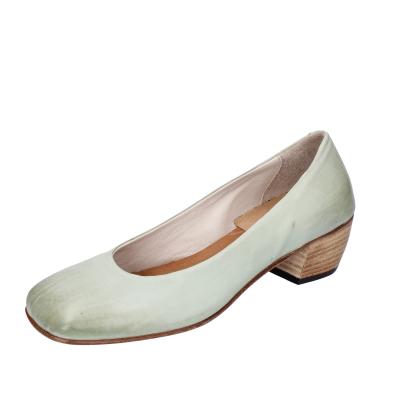 scarpe donna MOMA decollete verde pelle BE500