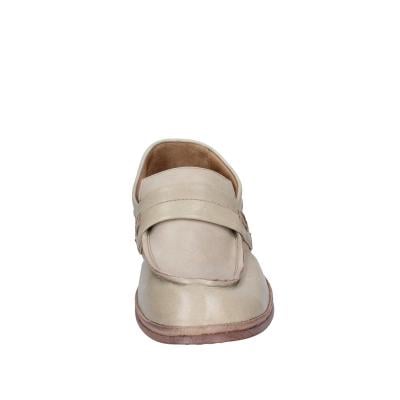 Scarpe Donna MOMA Mocassini Beige Pelle Marrone 1ES323-TV BC52