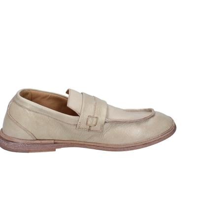 Scarpe Donna MOMA Mocassini Beige Pelle Marrone 1ES323-TV BC52