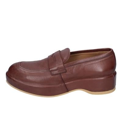Scarpe Donna MOMA Mocassini Marrone Pelle 1ES419-NAC BC48