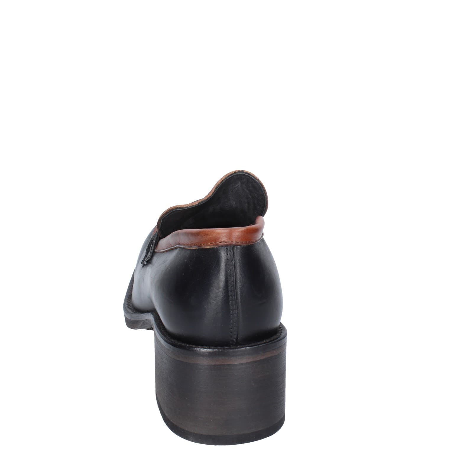 Scarpe Donna MOMA Mocassini Marrone Pelle Nero 72304E EY559