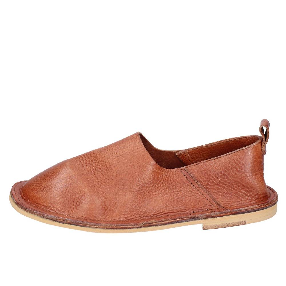 Scarpe Donna MOMA Mocassini Marrone Pelle VINTAGE SLIP ON EX464