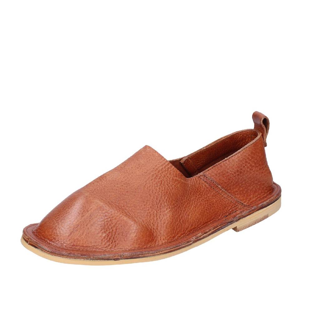 scarpe donna MOMA mocassini marrone pelle VINTAGE SLIP ON EX464
