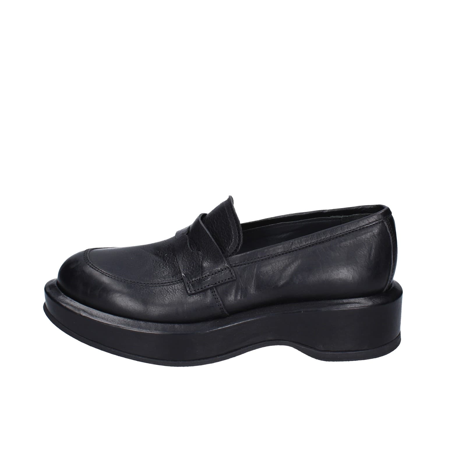 Scarpe Donna MOMA Mocassini Nero Pelle 82301E-CU EY487