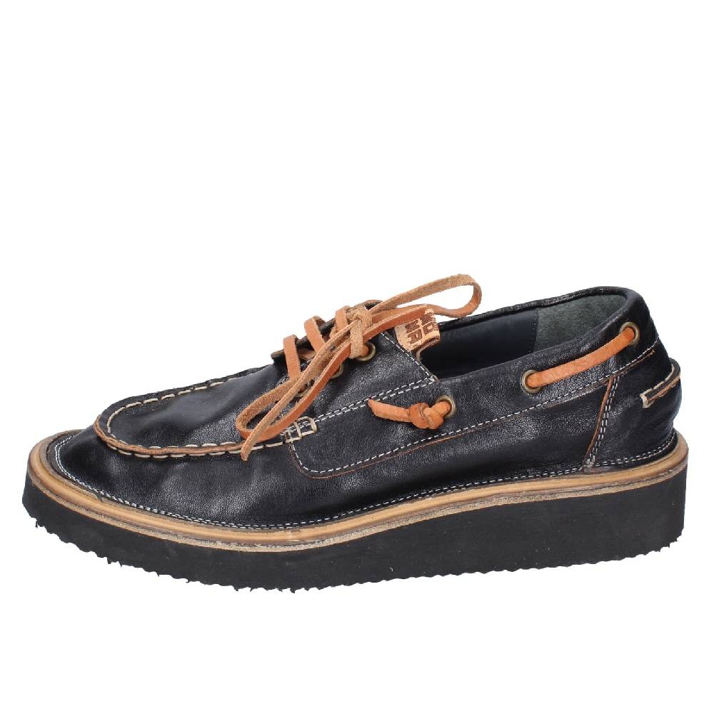 Scarpe Donna MOMA Mocassini Nero Pelle EY598