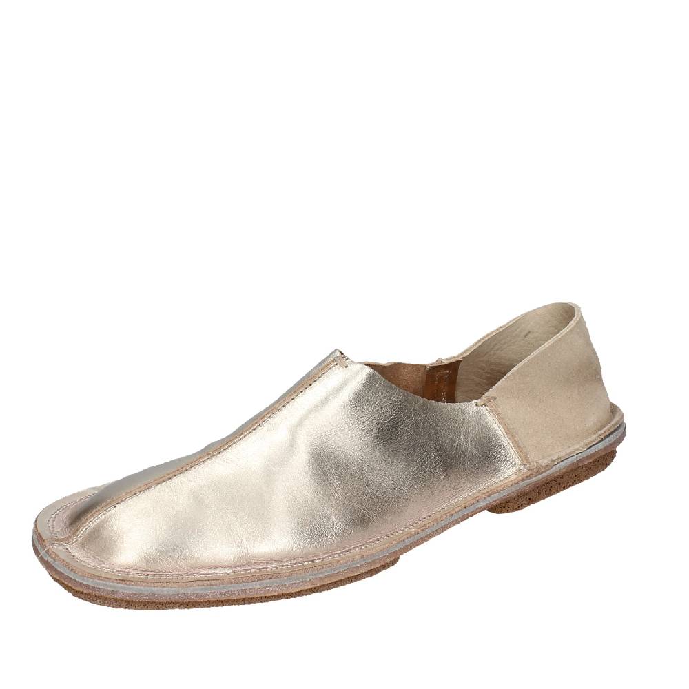 scarpe donna MOMA mocassini platino pelle 1FS438 EY636