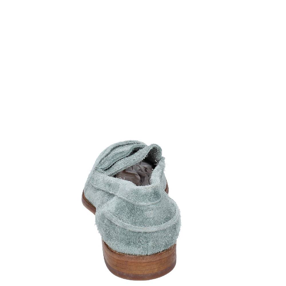 Scarpe Donna MOMA Mocassini Verde Camoscio 39402E VINTAGE EX508