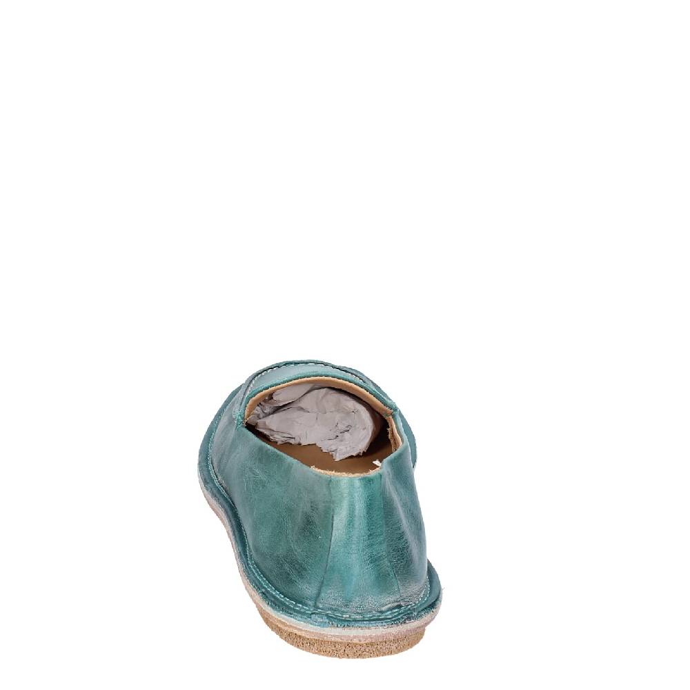 Scarpe Donna MOMA Mocassini Verde Pelle 1ES473 EY625