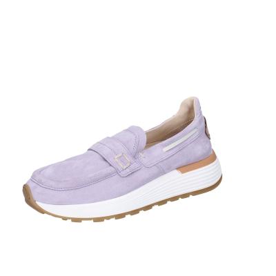 scarpe donna MOMA mocassini viola camoscio 3FS413-CRP12 BC786