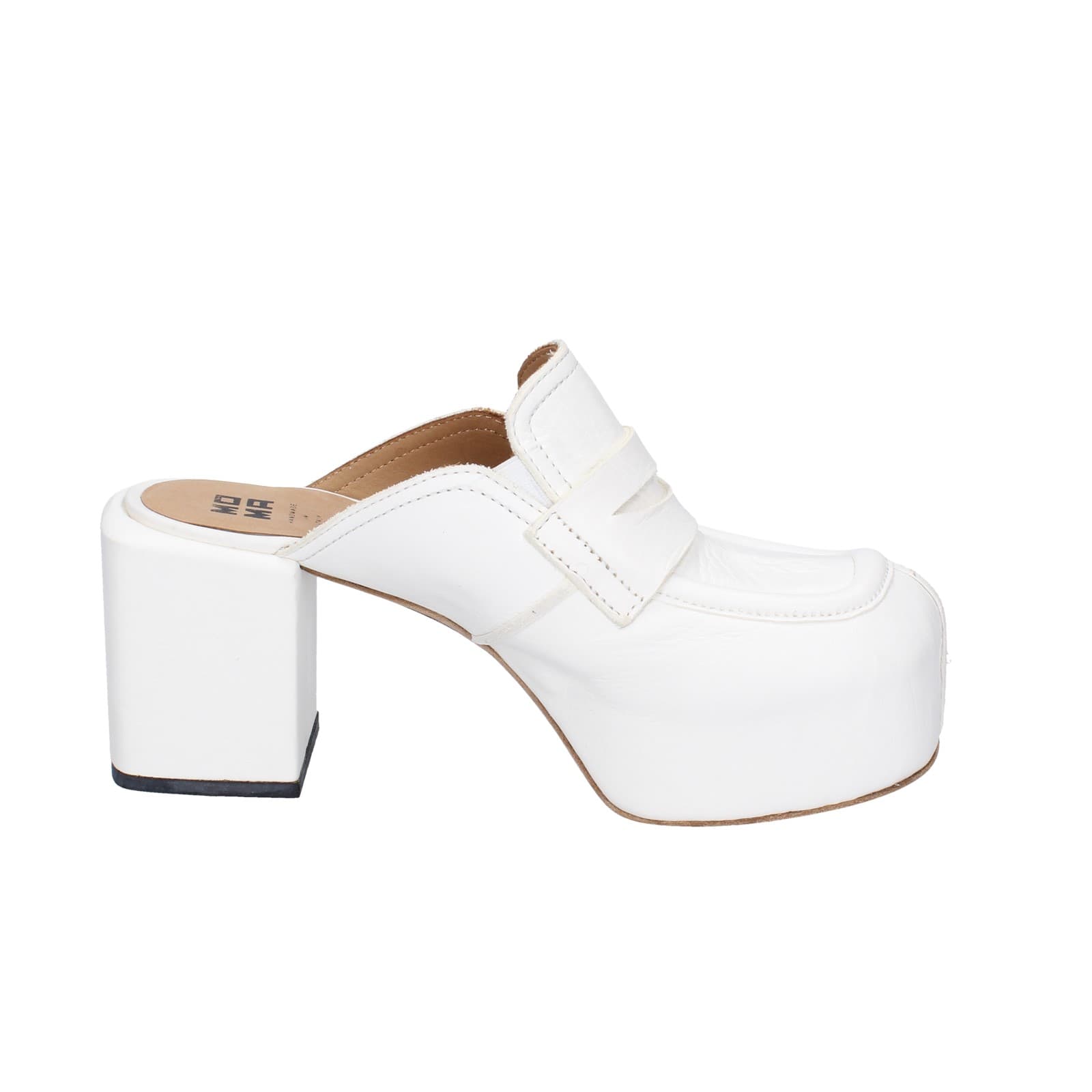 Scarpe Donna MOMA Sandali Bianco Pelle 1GS448-NAC EZ893