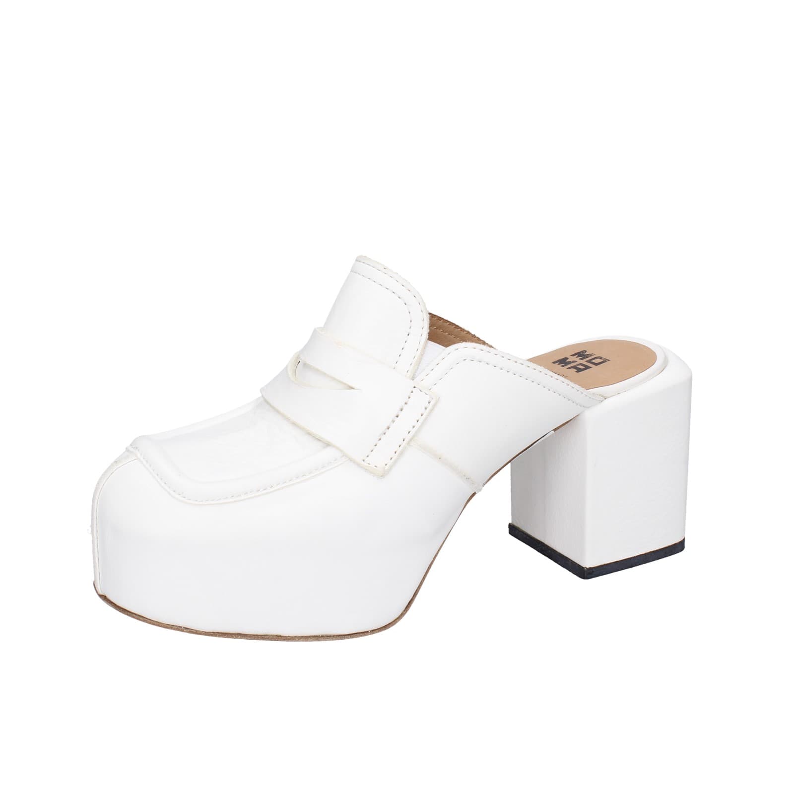 scarpe donna MOMA sandali bianco pelle 1GS448-NAC EZ893