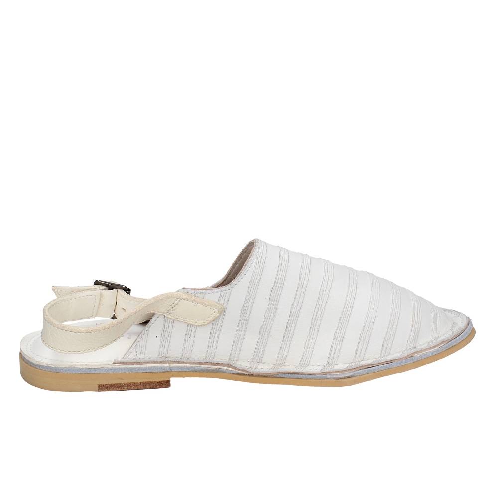 Scarpe Donna MOMA Sandali Bianco Pelle 36402G VINTAGE EX440