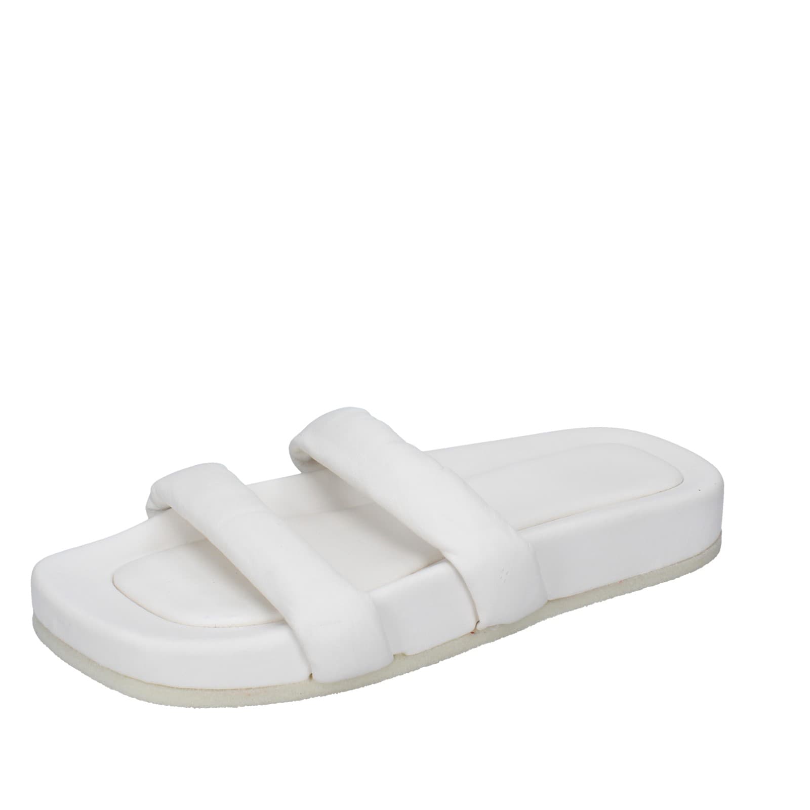 scarpe donna MOMA sandali bianco pelle EY601