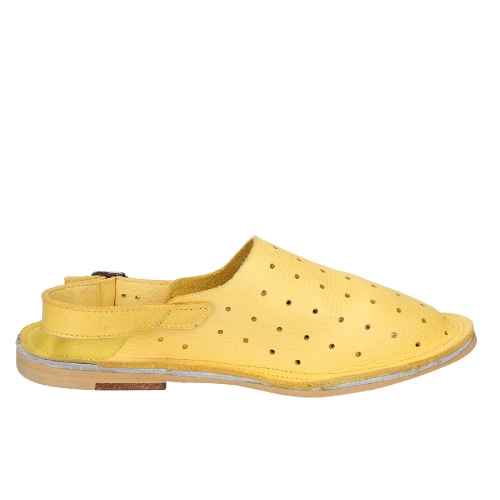 Scarpe Donna MOMA Sandali Giallo Pelle 36404G VINTAGE EX438