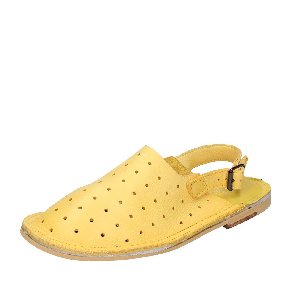 scarpe donna MOMA sandali giallo pelle 36404G VINTAGE EX438