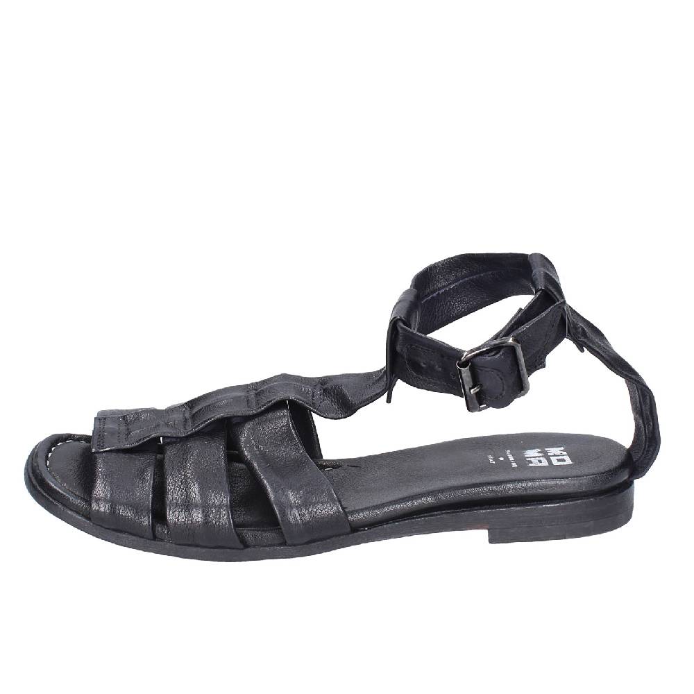 Scarpe Donna MOMA Sandali Nero Pelle 32404G VINTAGE EX404
