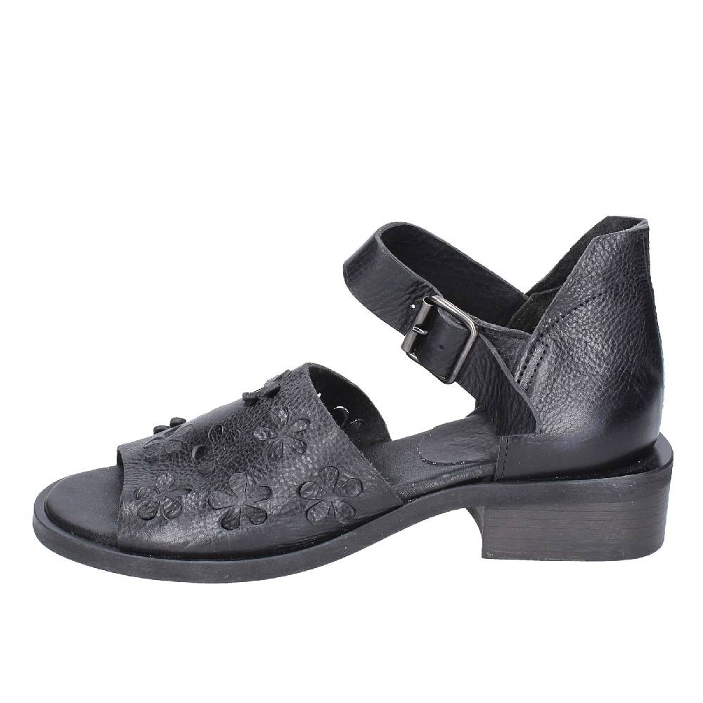 Scarpe Donna MOMA Sandali Nero Pelle 35404G VINTAGE EX405