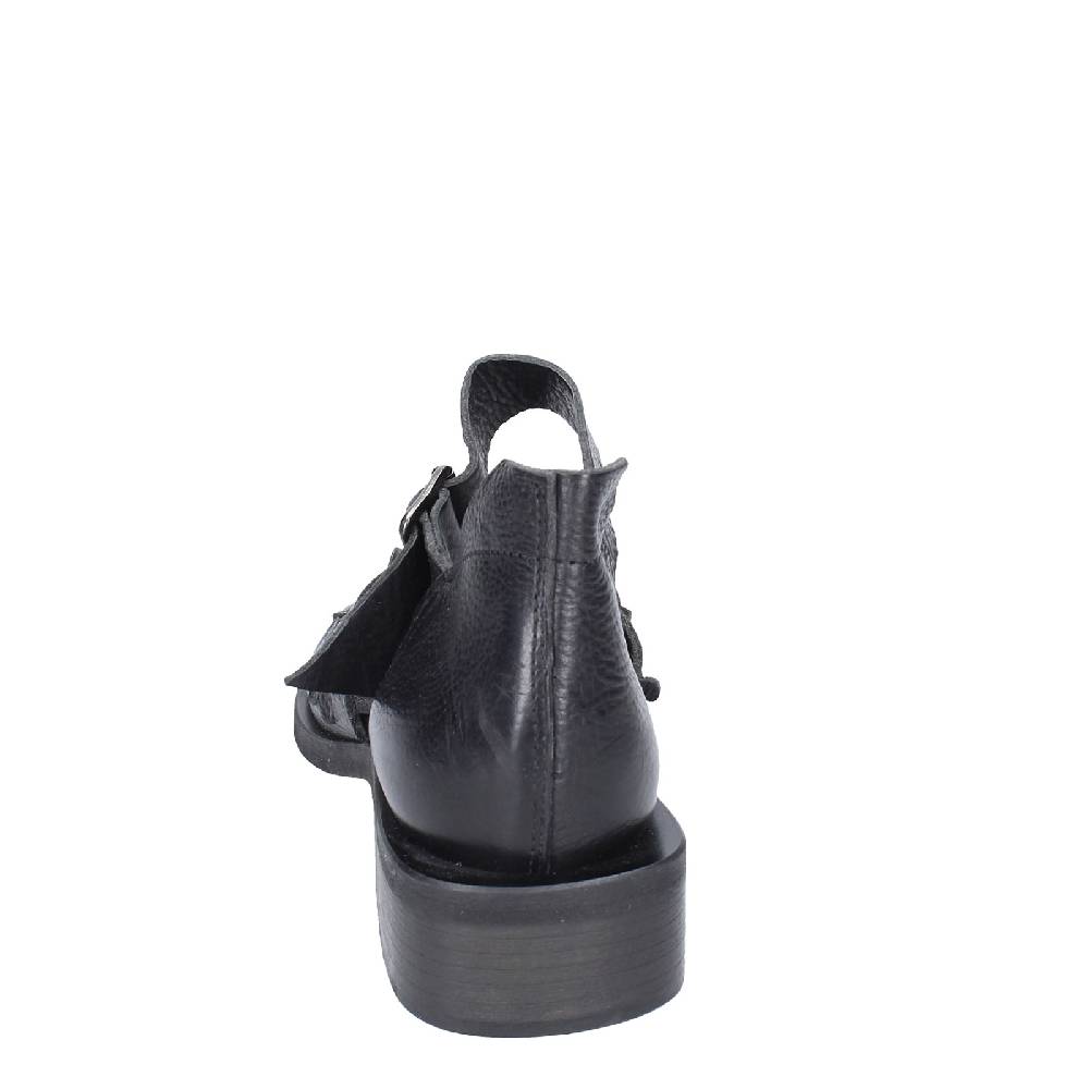 Scarpe Donna MOMA Sandali Nero Pelle 35404G VINTAGE EX405