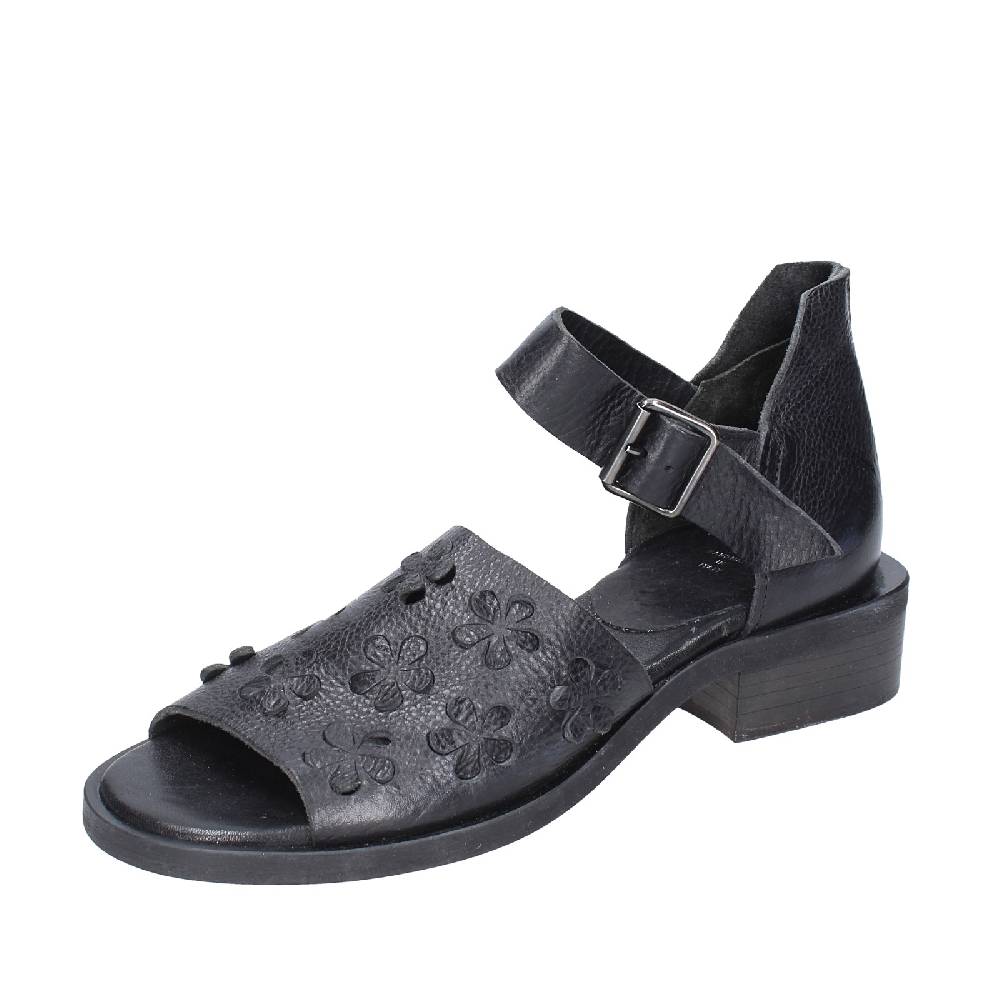 scarpe donna MOMA sandali nero pelle 35404G VINTAGE EX405