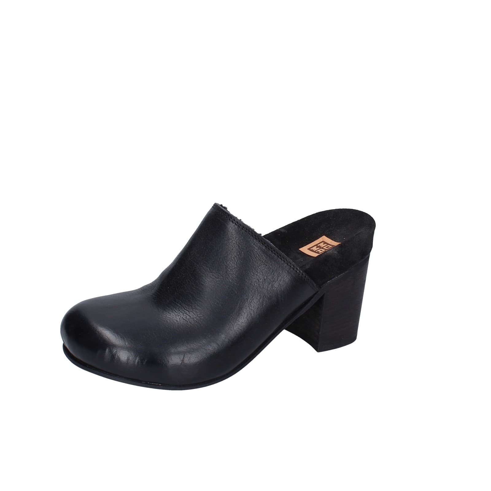 scarpe donna MOMA sandali nero pelle 86301G-CUM EY490