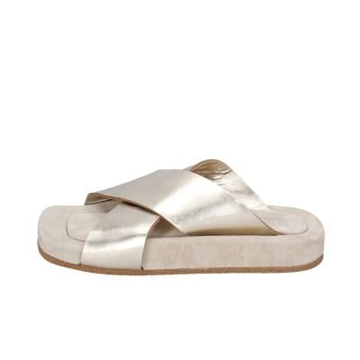 Scarpe Donna MOMA Sandali Oro Pelle 1GS473 BC820