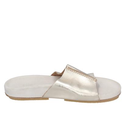 Scarpe Donna MOMA Sandali Oro Pelle Platino 1GS455-RA BC69