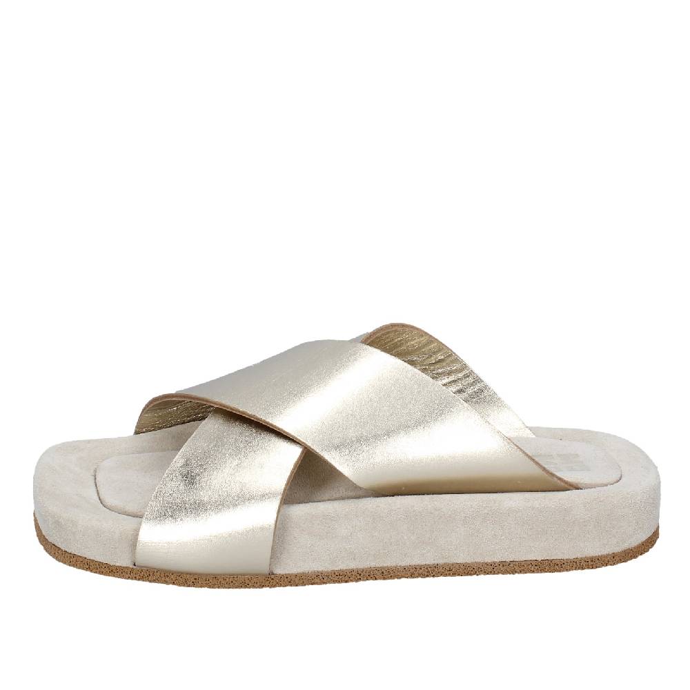 Scarpe Donna MOMA Sandali Platino Pelle 1GS473 EY627