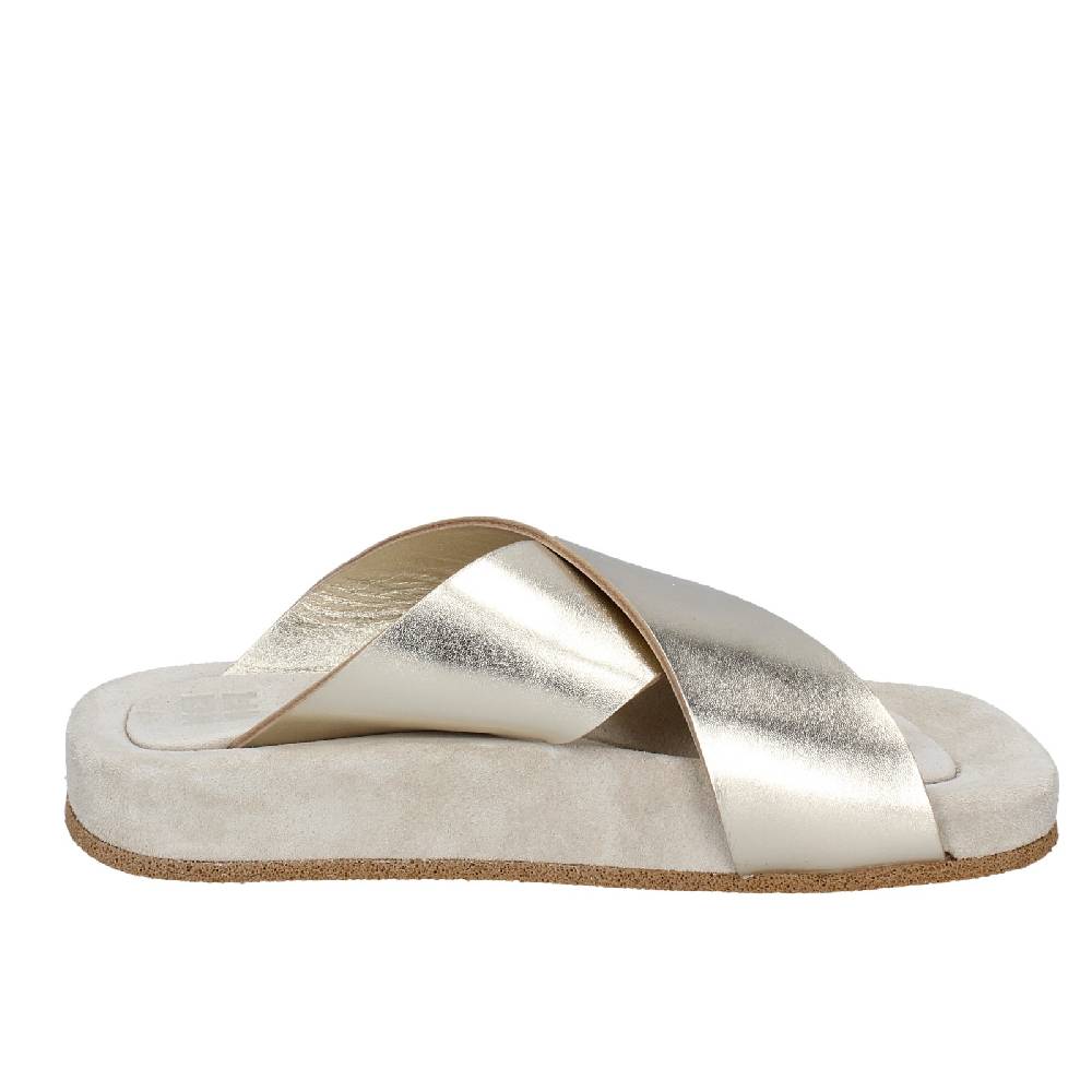 Scarpe Donna MOMA Sandali Platino Pelle 1GS473 EY627