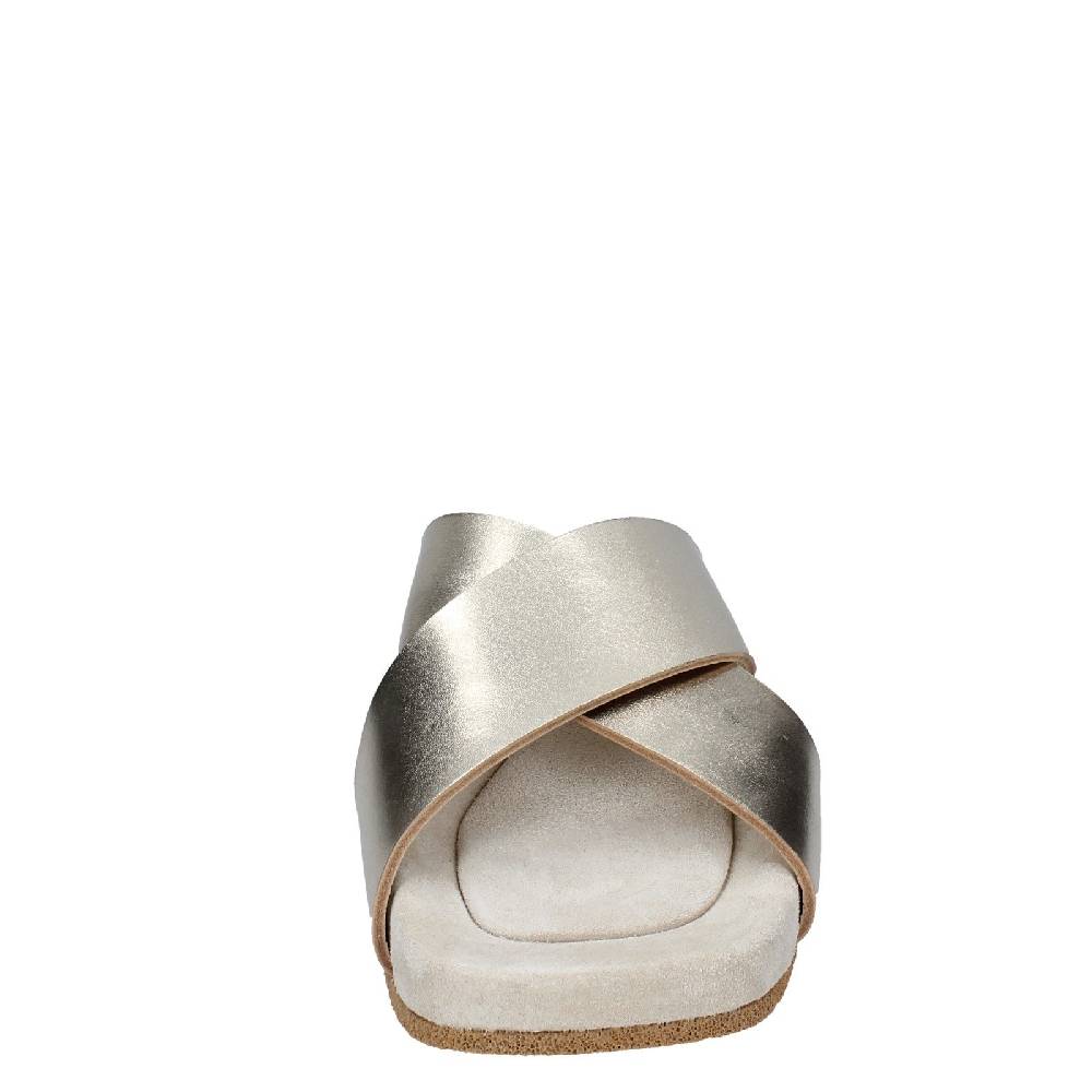 Scarpe Donna MOMA Sandali Platino Pelle 1GS473 EY627