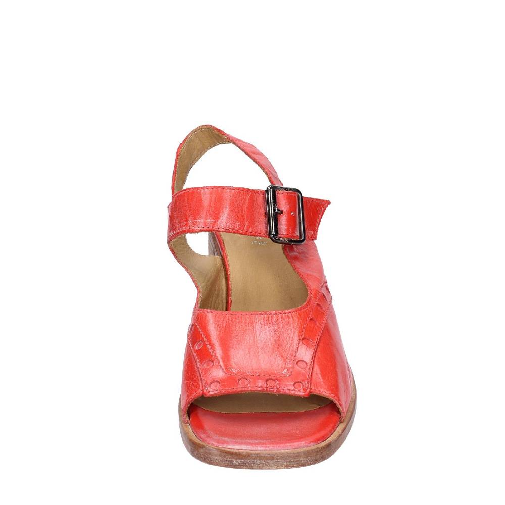 Scarpe Donna MOMA Sandali Rosso Pelle 46404G VINTAGE EX450