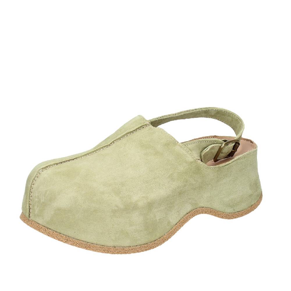 scarpe donna MOMA sandali verde camoscio 1GS468 EX373