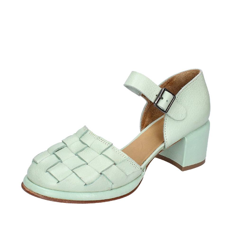 scarpe donna MOMA sandali verde pelle 44402G VINTAGE EX462