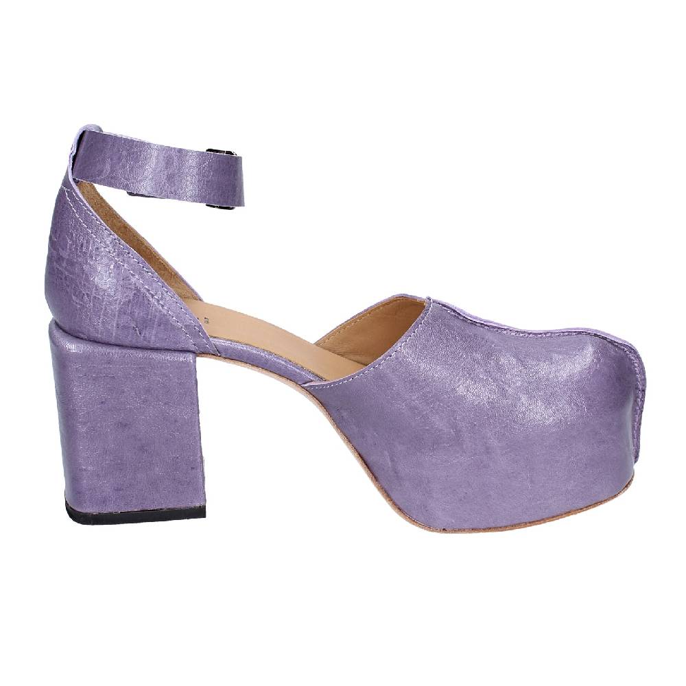 Scarpe Donna MOMA Sandali Viola Pelle AGS445 EX374