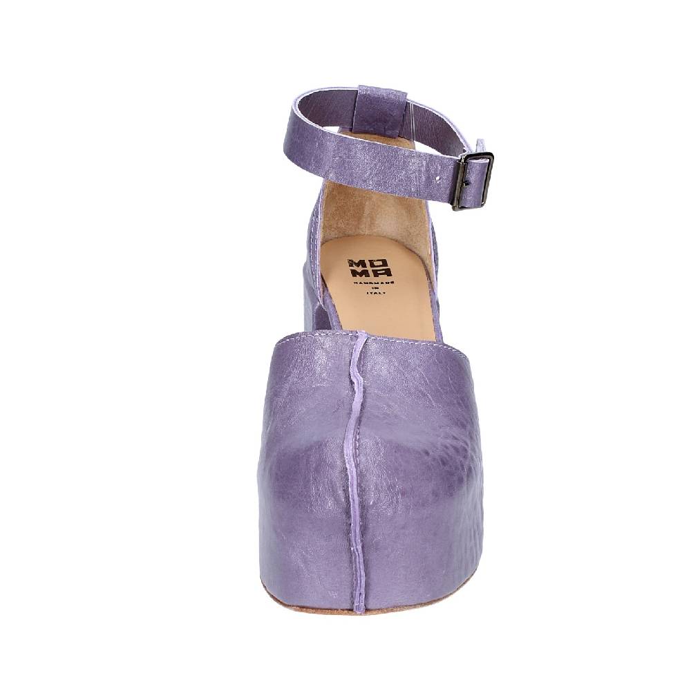 Scarpe Donna MOMA Sandali Viola Pelle AGS445 EX374
