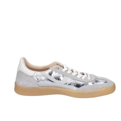 Scarpe Donna MOMA Sneakers Argento Pelle Lucida Grigio Camoscio 3AS420-CRV BC788