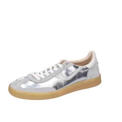scarpe donna MOMA sneakers argento pelle lucida grigio camoscio 3AS420-CRV BC788