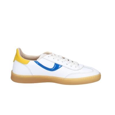 Scarpe Donna MOMA Sneakers Bianco Pelle Blu 3AS420-CRV5 BC845