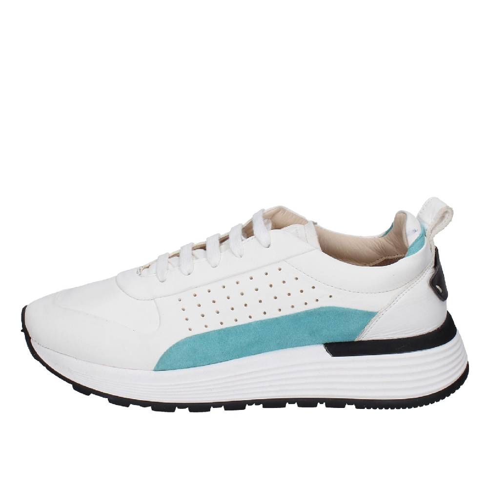 Scarpe Donna MOMA Sneakers Bianco Pelle Camoscio 3AS412 EY624