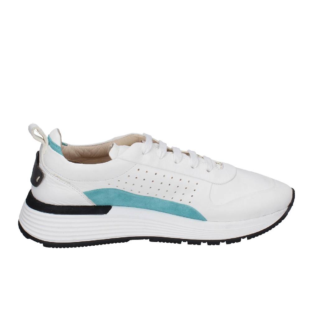 Scarpe Donna MOMA Sneakers Bianco Pelle Camoscio 3AS412 EY624