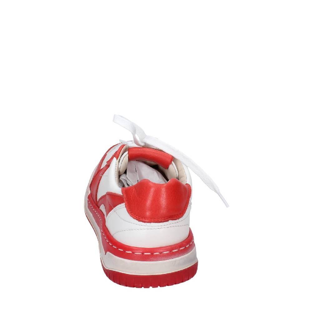 Scarpe Donna MOMA Sneakers Bianco Pelle Rosa EY593