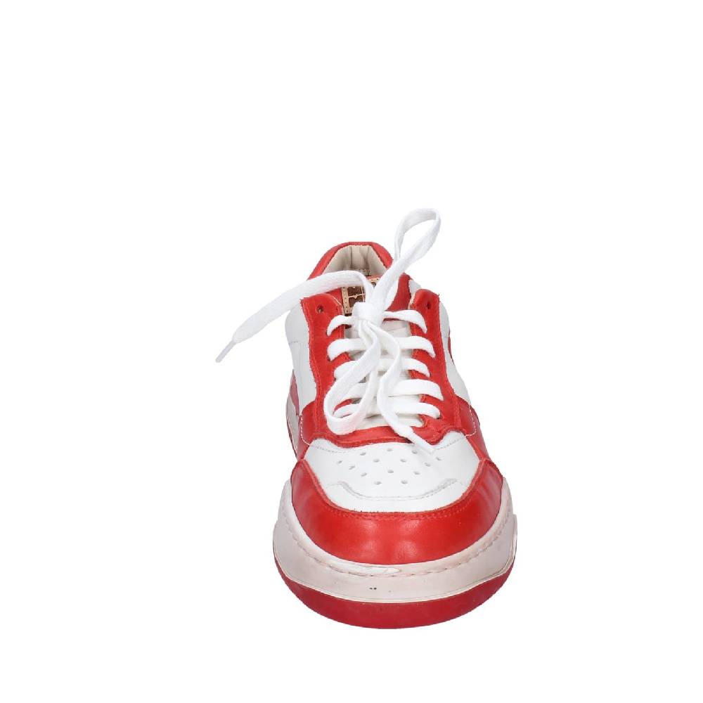 Scarpe Donna MOMA Sneakers Bianco Pelle Rosa EY593