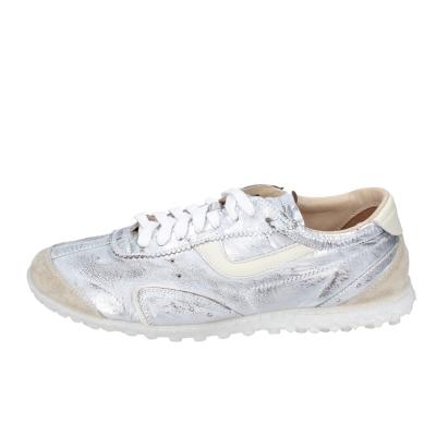 Scarpe Donna MOMA Sneakers Grigio Pelle Beige Camoscio BC176