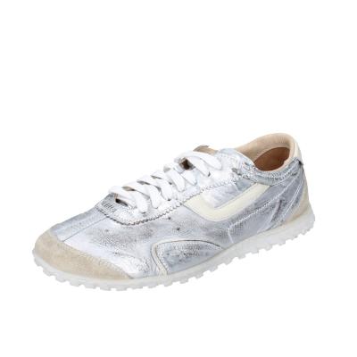 scarpe donna MOMA sneakers grigio pelle beige camoscio BC176