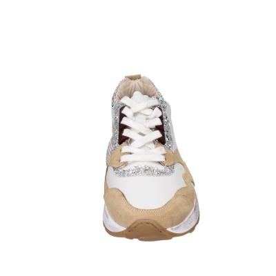 Scarpe Donna MOMA Sneakers Marrone Pelle Beige Glitter 3AS401-CR1 BC65