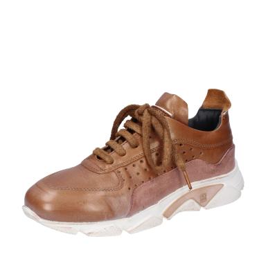 scarpe donna MOMA sneakers marrone pelle camoscio BK477