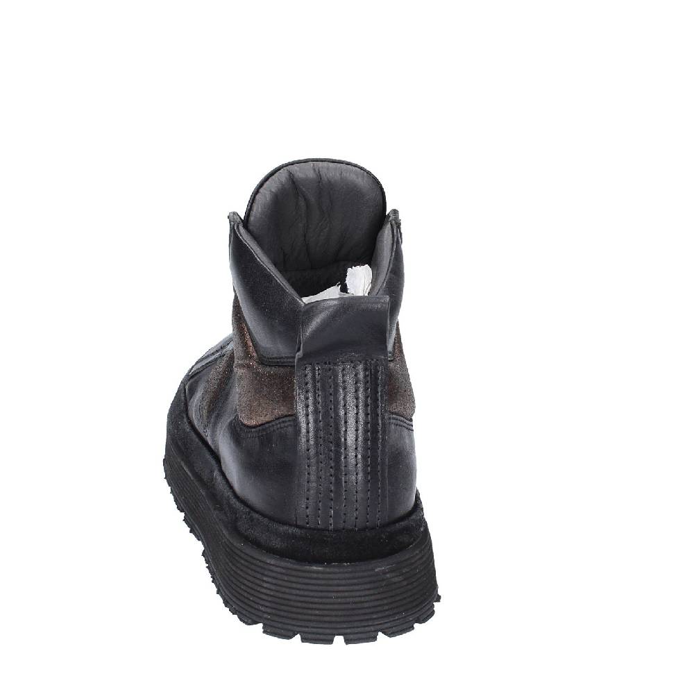 Scarpe Donna MOMA Sneakers Nero Pelle Bronzo 1BW316 EY622