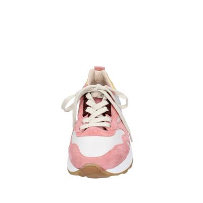 Scarpe Donna MOMA Sneakers Rosa Pelle Bianco Camoscio 3AS401-CR11 BC795