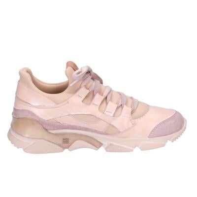 Scarpe Donna MOMA Sneakers Rosa Pelle Tessuto BK453
